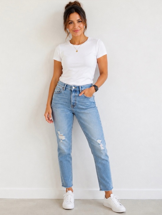 We The Free Denim - We The Free Light Wash Distressed Button Fly High Rise Raw Hem Skinny Jeans